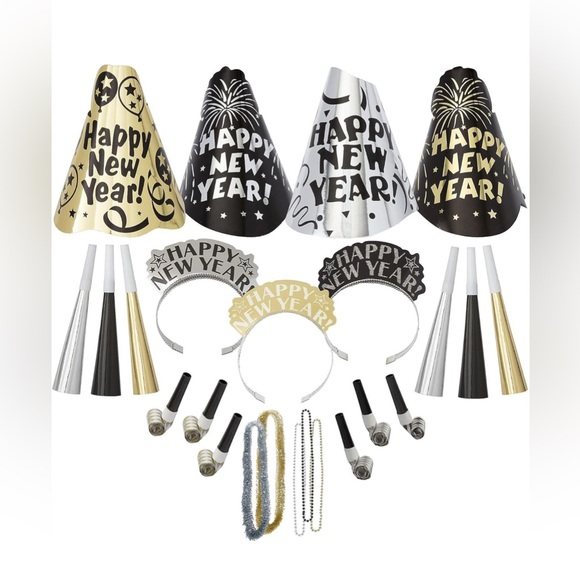 NEW  New Year's Eve Decorations Party Supplies for 100 - Picture 1 of 9